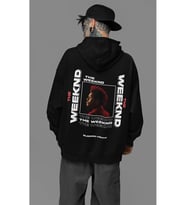 The Weeknd Rapper Baskılı Unisex Oversize Şarkıcı Hoodie