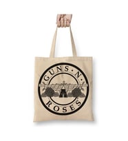 Guns And Roses Gnr Axl Rose Slash Aerosmith Skid Row Hard Rock Bez Çanta Uzun Saplı (Beyaz)