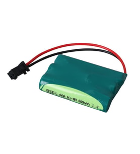 PowerMaster PM-25517 3'lü 3.6 Volt 800 mAh İnce Telsiz Telefon Pili (Siyah)
