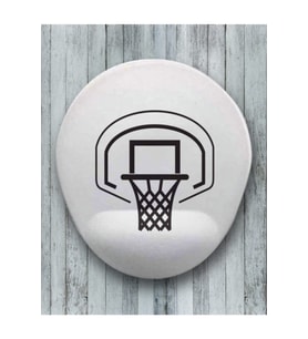 Basketball Oval Bilek Destekli Mouse Pad