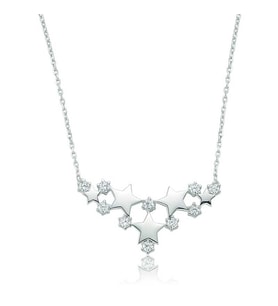 Aya Diamond Gümüş Yıldız Küpe