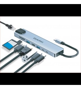 Dark Dk-Ac-U31x40 Type-C To Hdmı/Usb/Ethernet Çevirici Hub