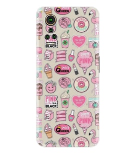 General Mobile GM 21 Pro GM 22 Pro Plus Kılıf Desemli Silikon Donut Flamingo 1415