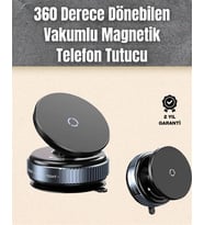 Çok Yönlü Döner Başlıklı Vakumlu Araç Telefon Standı – Sert Yollarda Stabil Kullanım