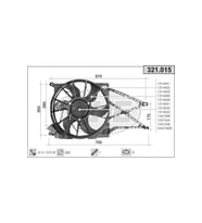 Opel Astra G Zafira 1.6 1.8 1998- FAN Davlumbazı Tek Davlumbaz 1314539 Wisco