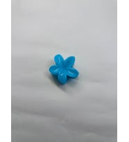 Tekli, Mavi Renk 5 cm Lotus Çiçeği Mandal Toka