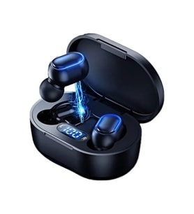 E7S Dots TWS Bluetooth 5.0 Kulaklık Siyah