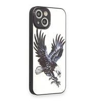 IPHONE 14 UYUMLU AYNALI MIRROR KAMERA KORUMALI DESENLİ TELEFON KILIF
