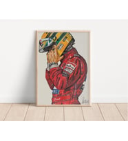 F1 Ayrton Senna Posteri -Çerçevesiz