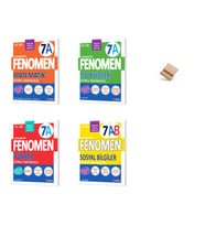 Fenomen 7. Sınıf Maarif 7A Serisi Matematik Fen Türkçe ve Sosyal 4lü Soru Bankası + Telefon Standı
