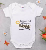 BK Kids Geliysen Gel Tasarımlı Beyaz Bebek Body Zıbın-1