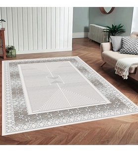 Eliana Home Dijital Baskı Yıkanabilir Kaymaz Taban Salon Halısı Ve Yolluk LNA0967-FNL216 (Bej)
