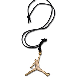 Air Jordan Model Deri İpli Tasarım Kolye
