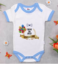 BK Kids Sünnet Tasarımlı Mavi Bebek Body Zıbın-4