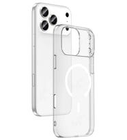 Newface Apple iPhone 17 Pro Combo Sert Şeffaf Magsafe Kapak - Şeffaf