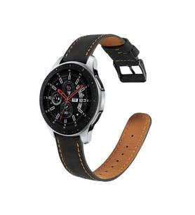 Xiaomi Amazfit Pace 22mm KRD-29 Deri Kordon (Siyah)