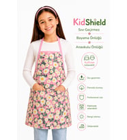 KidShield Sıvı Geçirmez Boyama Önlüğü Anaokulu Önlüğü Sıvı Geçirmez Resim Önlüğü