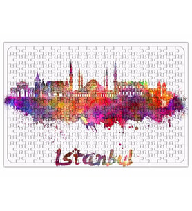 İstanbul  Puzzle  240 Parça  A3-yan