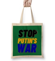 Ukraine War Stay Strong 2022 - Stop Putin's War Bez Çanta Uzun Saplı