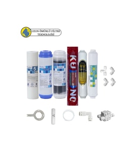 Purefer Açık kasa çift karbonlu Sertifikalı 6li Orijinal Lg Kuno mebran  B12 Alkalili