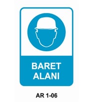 İŞ GÜVENLİĞİ UYARI LEVHASI 1 ADET PVC 21 X 29CM