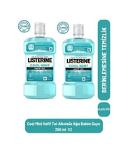 ListerineCool Mint Hafif Tat Alkolsüz Ağiz Bakim Suyu 250 ml X2