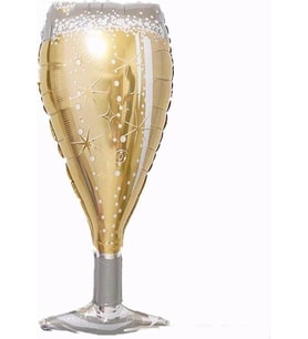 Pazariz  Folyo Balon Doğum Günü Balonu Parti Balonu 100 x 45 cm Kadeh