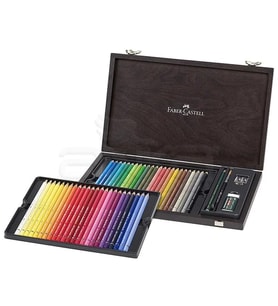 Faber Castell Albrecht Dürer Sulu Boya Kalemi 48li Ahşap Kutu