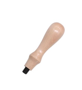 Ahşap Mum Mühürü Sapı Lotus Ağacı M8 Metal Dişli 