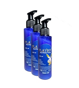 PLAYBOY Anal Relax Cream 125ml Anal Kayganlaştırıcı Krem 3 Adet