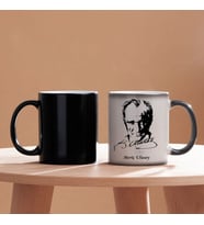 Çılgıntrend Atatürk Tasarımlı Kişiye Özel Sihirli Kupa