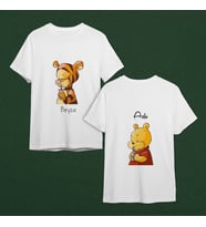 Winnie The Pooh Tasarımlı Tişört Kişiye Özel ( Unisex - Büyük - Çocuk )