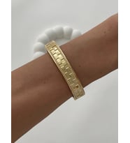 Özel Seri Geometrik Desen Gold Kelepçe Bileklik