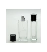 PARFÜM VE KOLONYA ŞİŞESİ 50 ML 3 ADET IPHONE BEYAZ KAPAK CAM ŞİŞE (Şeffaf)