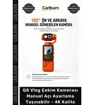 #KameraFocus Q8 Vlog Çekim Kamerası Manuel Açı Ayarlama Kompakt Taşınabilir 4K Kalite