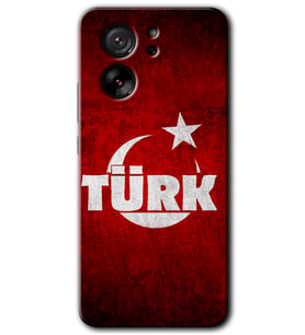 Xiaomi Mi 13T Pro Kılıf HD Desen Baskılı Arka Kapak - Ayyıldız Türk
