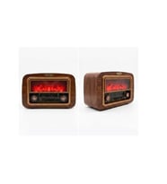 Everton Rt-742 Şömine Göstergeli Bluetooth Fm-Usb-Tf-Aux Şarjlı Nostaljik Radyo