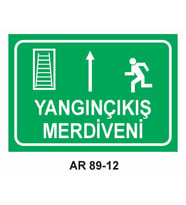 İŞ GÜVENLİĞİ UYARI LEVHASI 1 ADET PVC 21 X 29CM