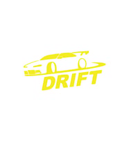 Drit Araba Sticker17x17 Cm Sarı