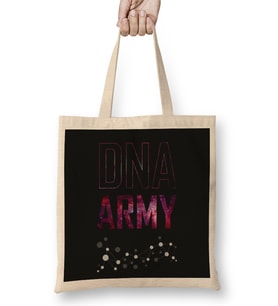Bts Dna Army Code Red Galaxy Kpop 01 Bez Çanta Uzun Saplı