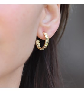 Pul Gold Gümüş Halka