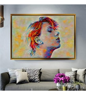 Altın Çerçeveli dekoratif tablo a304 (Gold)