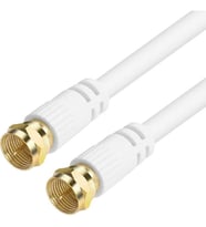 Rose Uydu Kablosu 30 mt F Konnektörlü Rc-24-30 (Beyaz)