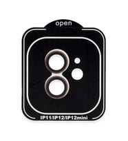 Joko Apple iPhone 11 PVD Metal Kamera Lens - Turuncu