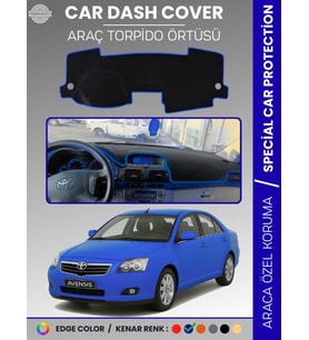 TOYOTA AVENSİS T250 (2003-2008) EKRANLI Torpido Örtüsü Ön Göğüs Halı Torpido Koruma Tam Uyum