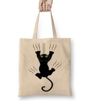 Gato Preto Cat Kedi Bez Çanta Uzun Saplı