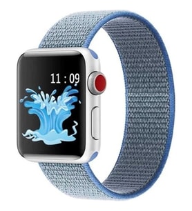 Mi7a Apple Watch Seri 7 6 5 4 3 2 Se 42MM / 44MM / 45MM Uyumlu Spor Loop Dokuma Hasır Kordon