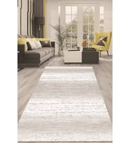 Dijital Kaymaz Taban Yıkanabilir Modern Renkli Salon Halısı Mutfak Halısı Yolluk ND-HT-1299 (Gri)