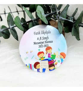 15 Adet Mezunlar Baskılı Metal Açacak Magnet Mezuniyet Hatırası-