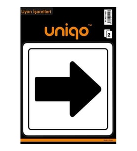 CREA UNIQO UYARI ETİKETİ - ÇOK YÖNLÜ OK 2'Lİ  1400